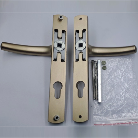 Tay nắm cong cửa đi xi - có gân