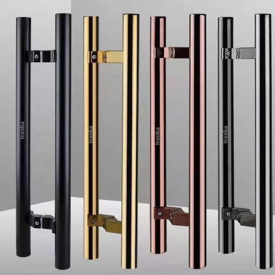 Tay nắm tròn Inox (Xi Vàng)